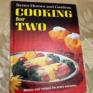 Vintage Better Homes and Gardens Cooking for Two - Red and Yellow Edition